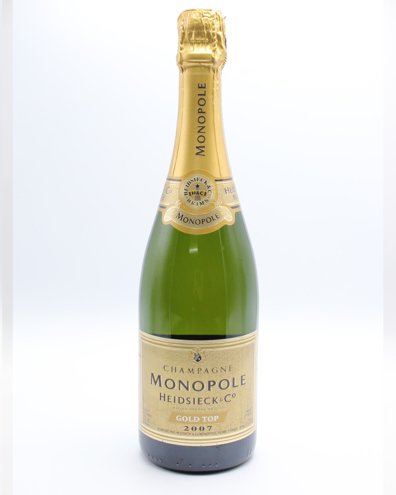 Heidsieck & Co Monopole Gold Top Brut, Champagne, 2007